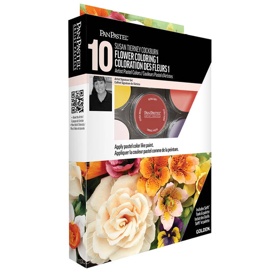 PanPastel 10 Flower Coloring 1 - Susan Tierney Cockburn Set