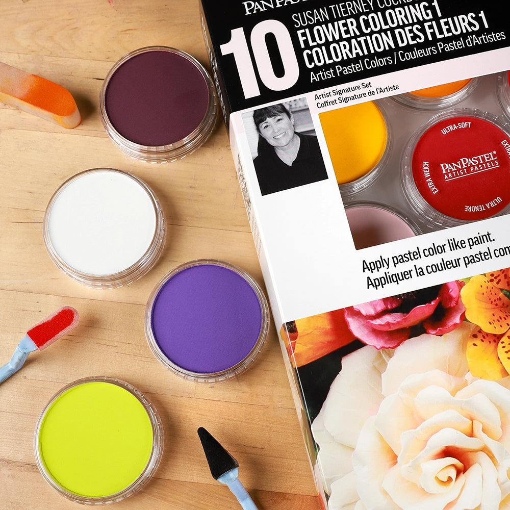 PanPastel 10 Flower Coloring 1 - Susan Tierney Cockburn Set