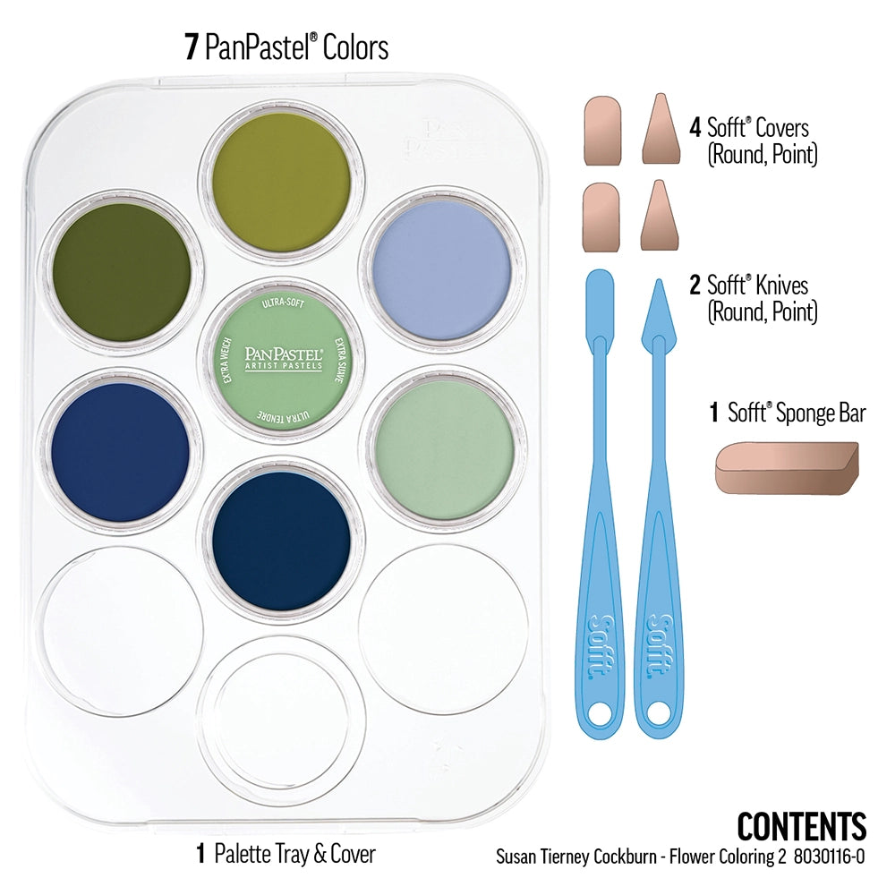 PanPastel 7 Flower Coloring 2 - Susan Tierney Cockburn Set