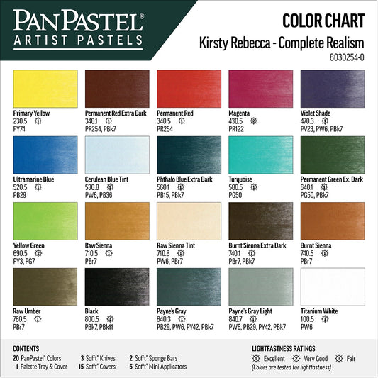 PanPastel General Realism Set 20 with Kirsty Rebecca