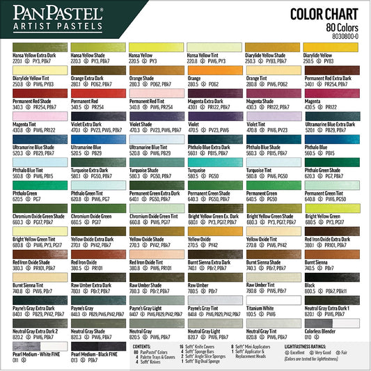 PanPastel 80 Colors Set