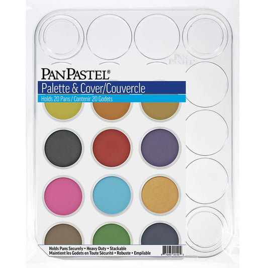 PanPastel Empty Palette Tray with Lid - Holds 20 Colours