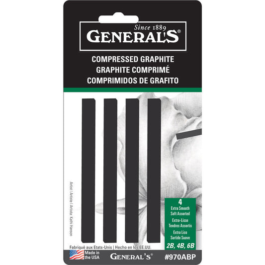 Generals Graphite Sticks Pkt 4 - 970ABP