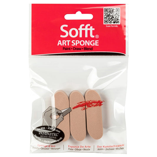 Sofft Art Sponge Bar Round Pkt 3