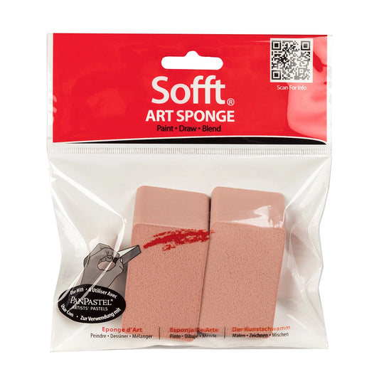 Sofft Art Sponge Angle Slice Flat Pkt 2