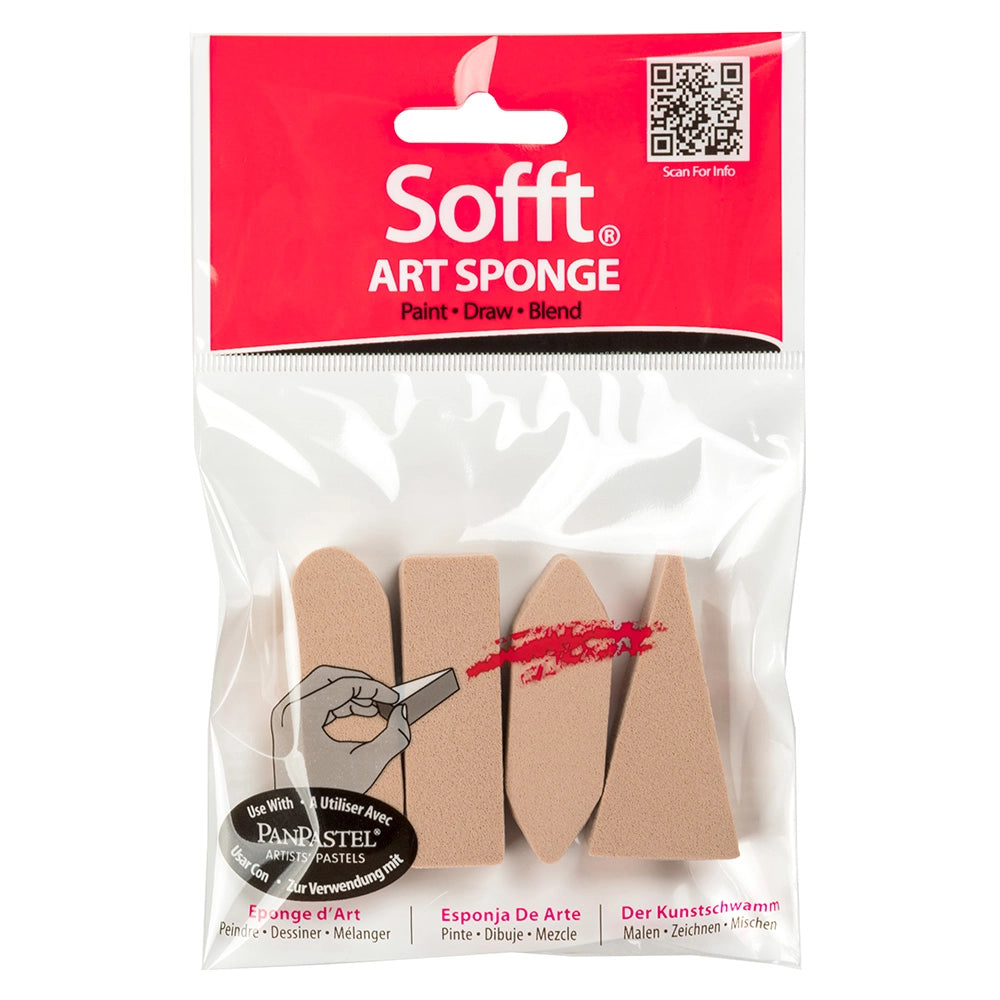 Sofft Art Sponge Mixed Pkt 4