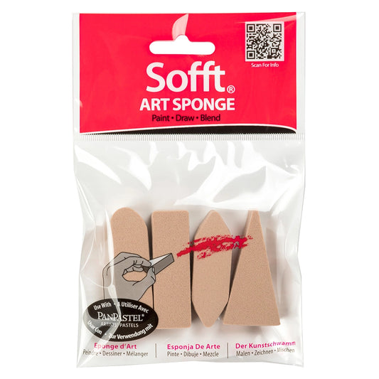 Sofft Art Sponge Mixed Pkt 4