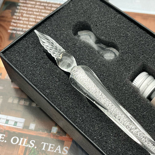 Glass Dip Pen Set with 5ml Ink