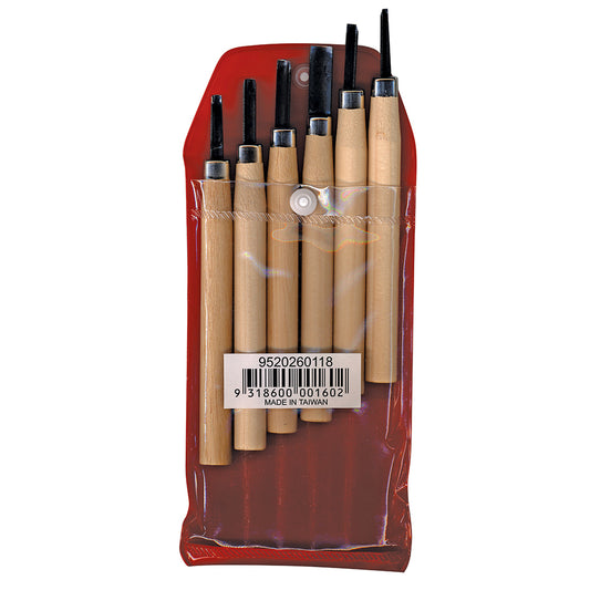 Taiwanese Lino Tools Set 6 Plastic Wallet