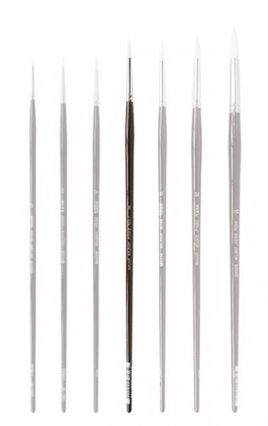 Neef 960 Round Taklon Long Handle Size 8