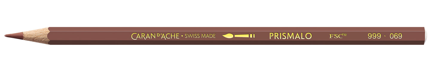 Caran d'Ache Prismalo Watersoluble 069 Burnt Sienna
