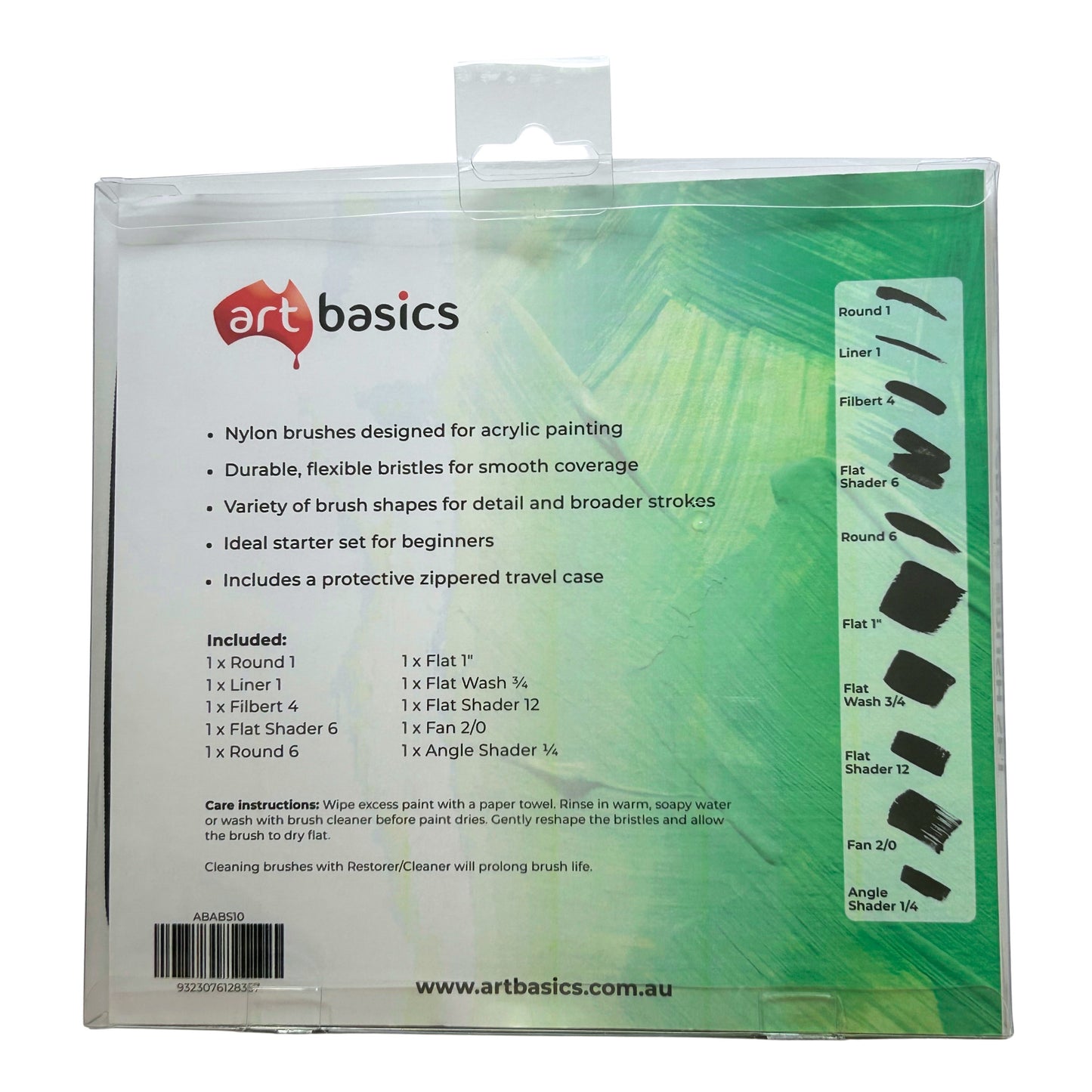 Art Basics Acrylic Brush Set 10