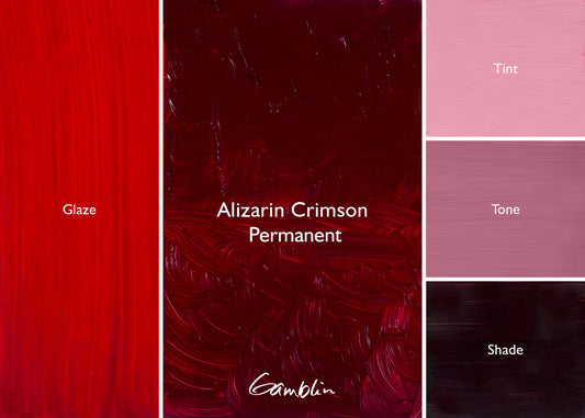 Gamblin 1980 Oil Colour 37ml Series 2 Alizarin Crimson