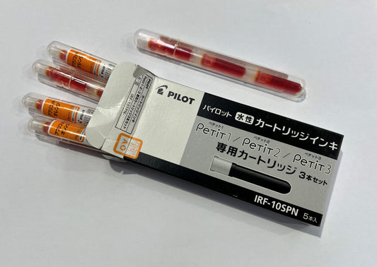 Pilot Petit Refills Apricot Orange - Box of 5 - SALE