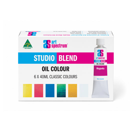 Art Spectrum Studio Blend Oil Colour 6 x 40ml Classic Colours