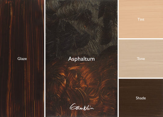 Gamblin Artist Oil 37ml Series 3 Asphaltum