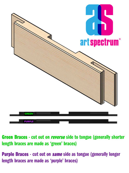 PQH Cross Brace Green 48"