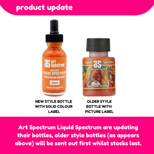 Art Spectrum Liquid Spectrum Ink 50ml Black