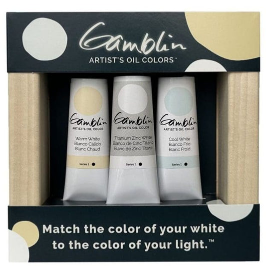 Gamblin Artist Oil Colours – Whites Set