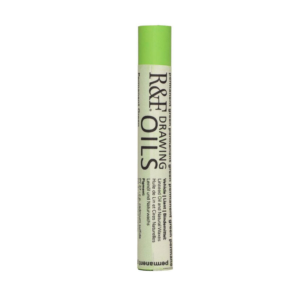 R&F Drawing Oils 12ml Permanent Green