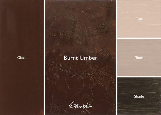 Gamblin Artist Oil 37ml Series 1 Burnt Umber