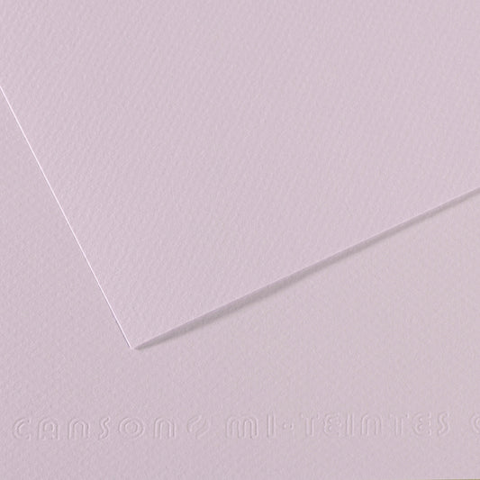 Mi Teintes 160gsm Pastel Paper 50 x 65cm Pkt 10 Lilac 104