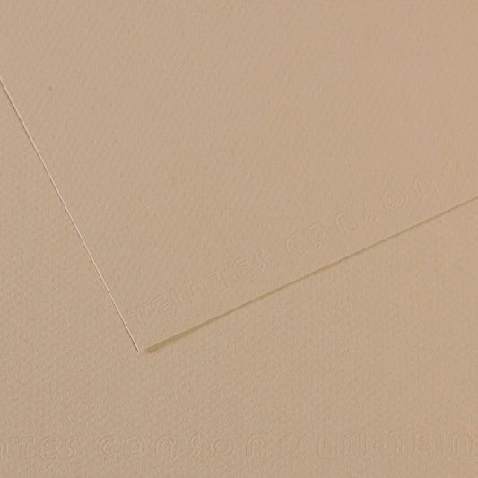 Mi Teintes 160gsm Pastel Paper 50 x 65cm Pkt 10 Pearl 343