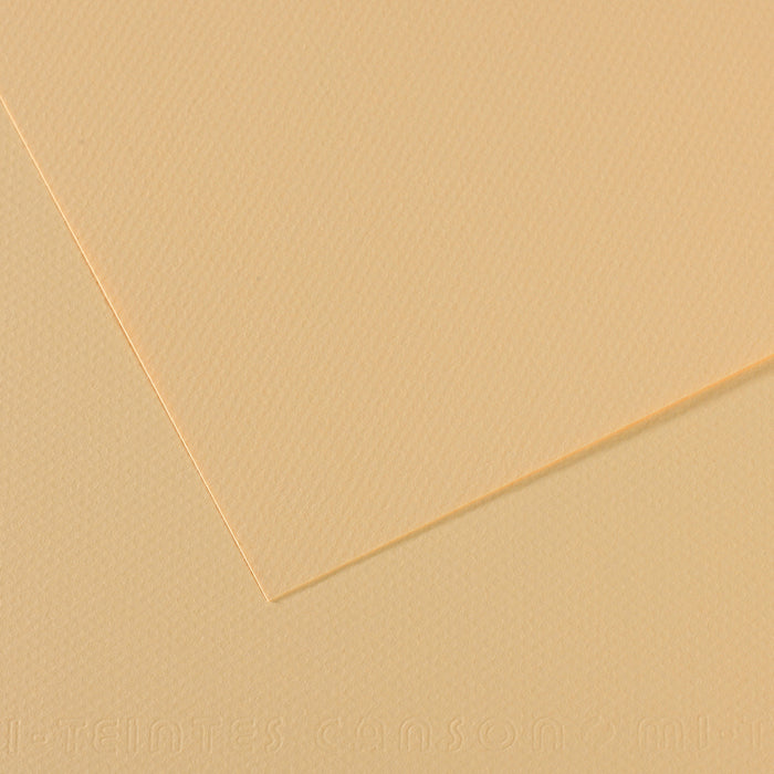 Mi Teintes 160gsm Pastel Paper 50 x 65cm Pkt 10 Cream 407