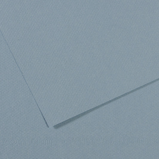 Mi Teintes 160gsm Pastel Paper 50 x 65cm Pkt 10 Light Blue 490