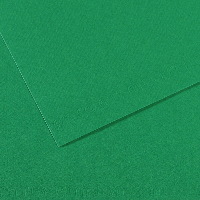 Mi Teintes 160gsm Pastel Paper 50 x 65cm Pkt 10 Viridian 575