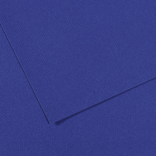 Mi Teintes 160gsm Pastel Paper 50 x 65cm Pkt 10 Ultramarine 590