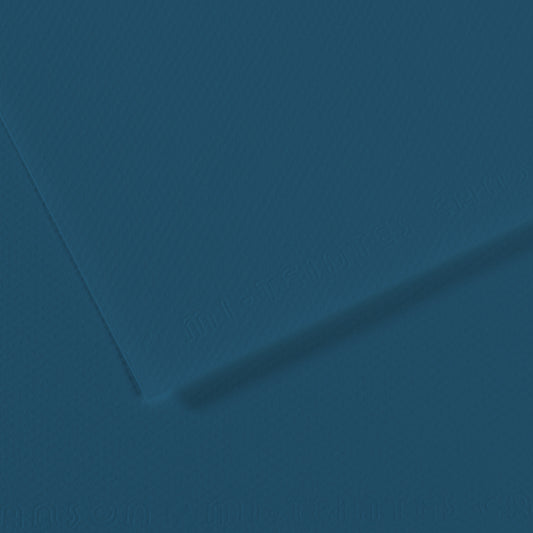 Mi Teintes 160gsm Pastel Paper 50 x 65cm Pkt 10 Petrol Blue 183