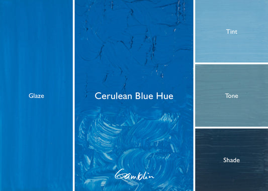 Gamblin Artist Oil 37ml Series 2 Cerulean Blue Hue