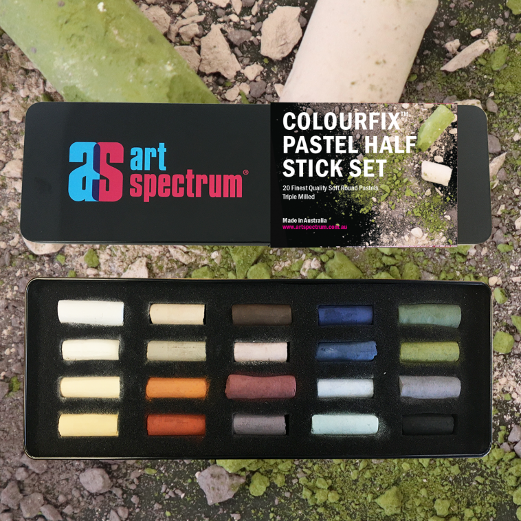 Art Spectrum Pastel Half Stick Colourfix Pastel Paper Colours Set 20