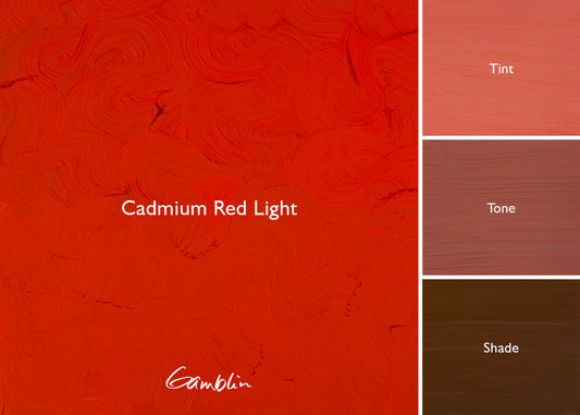Gamblin 1980 Oil Colour 37ml Series 3 Cadmium Red Light