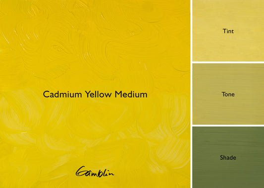 Gamblin Artist Oil Mineral 150ml Series 4 Cadmium Yellow Medium