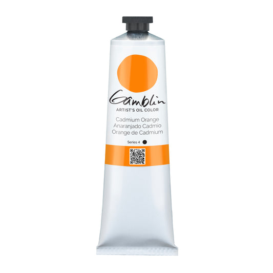 Gamblin Artist Oil Mineral 150ml Series 4 Cadmium Orange