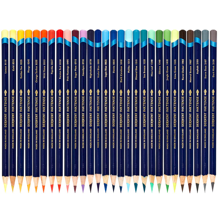 Derwent Inktense Pencil New 28 Colours Bundle