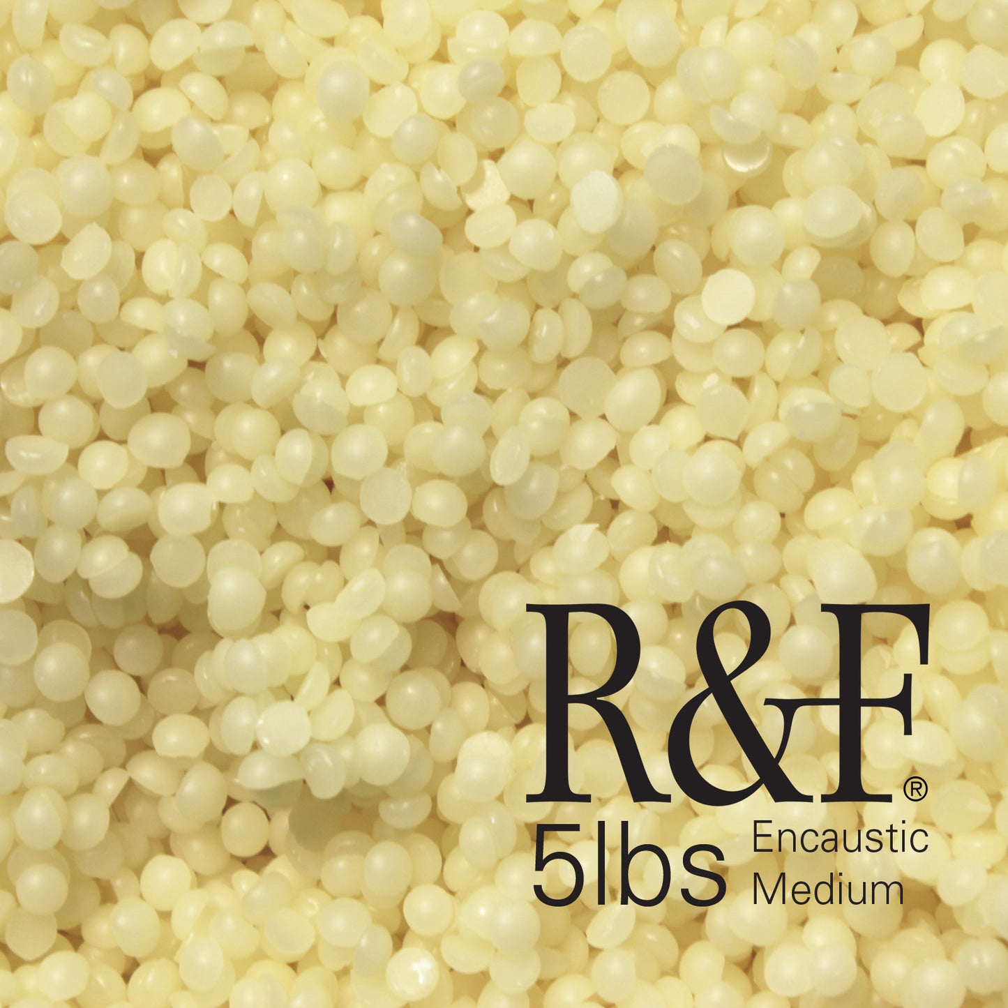 R&F Encaustic Medium - Purified Beeswax & Damar Resin 5lb 2.27kg