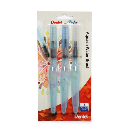 Pentel Aquash Water Brush Set Of 3