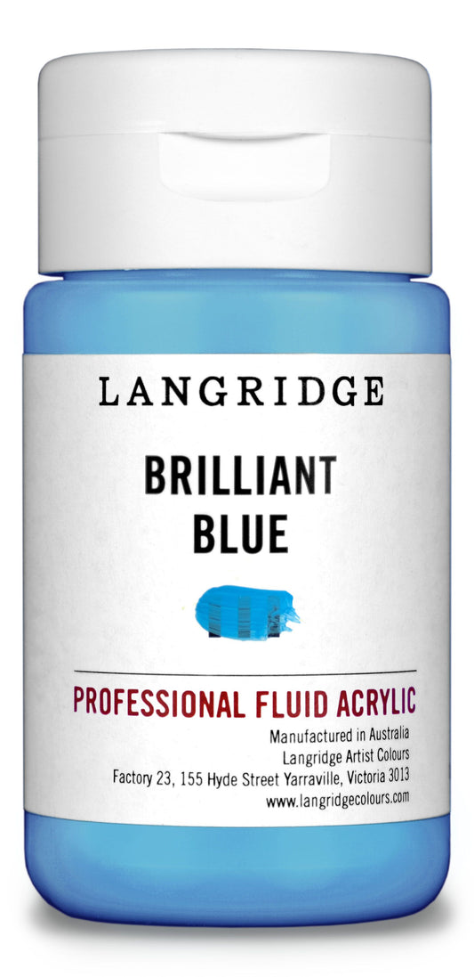 Langridge Fluid Acrylic 125ml Series 2 Brilliant Blue
