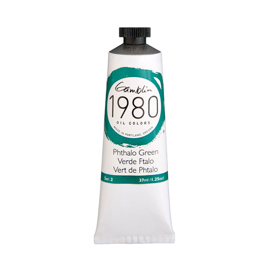 Gamblin 1980 Oil Colour 37ml Series 2 Phthalo Green