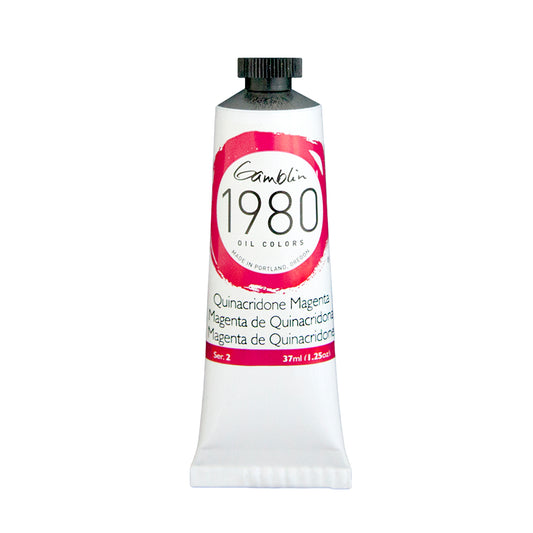 Gamblin 1980 Oil Colour 37ml Series 2 Quinacridone Magenta