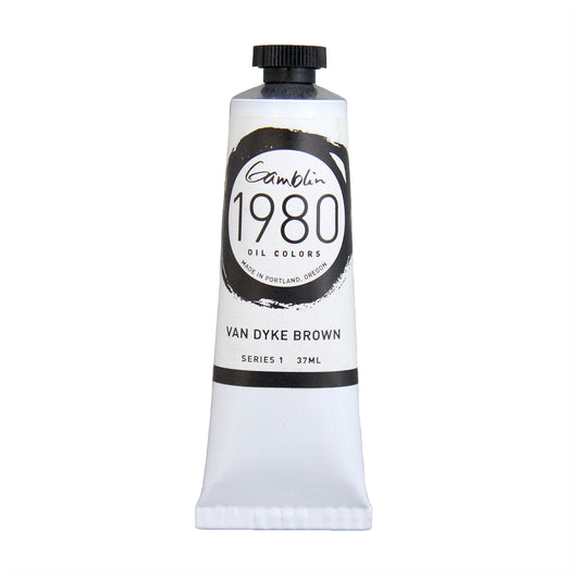 Gamblin 1980 Oil Colour 37ml Series 1 Van Dyke Brown