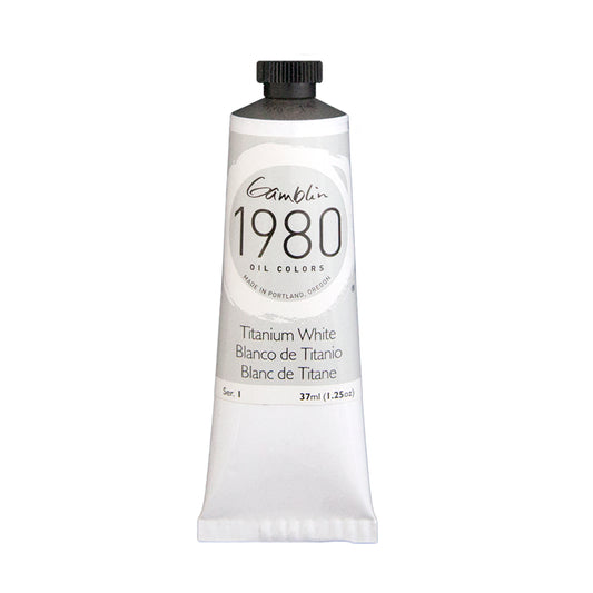 Gamblin 1980 Oil Colour 37ml Series 1 Titanium White