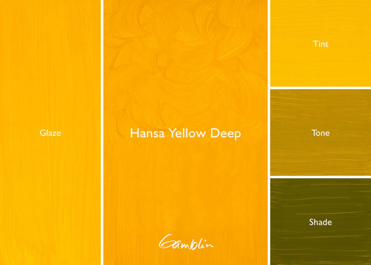 Gamblin Artist Oil 37ml Series 3 Hansa Yellow Deep