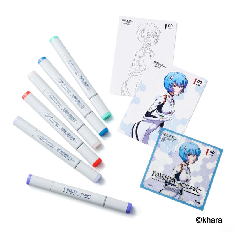 Copic Sketch Set 6 - Evangelion Rei