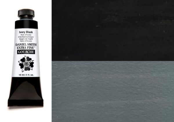 Daniel Smith Gouache 15ml Series 1 Ivory Black