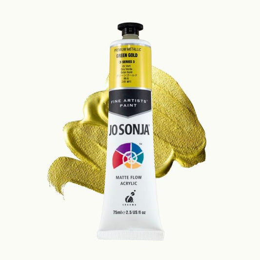 Jo Sonja's Artists' Colour 75ml Metallic Green Gold