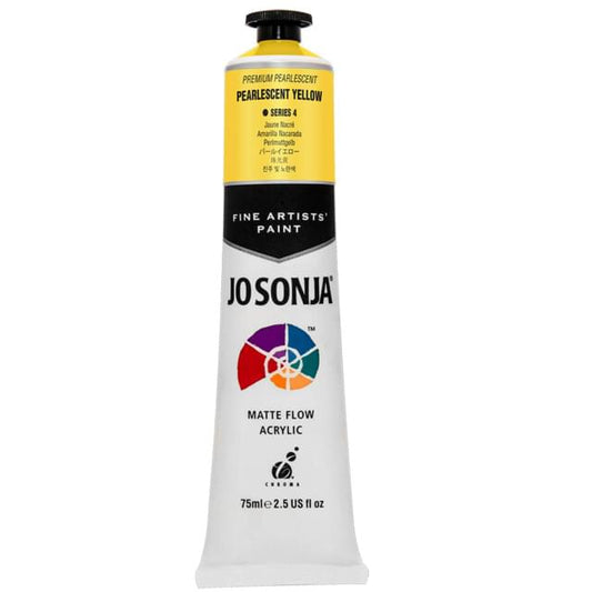Jo Sonja's Artists' Colour 75ml Pearlescent Yellow
